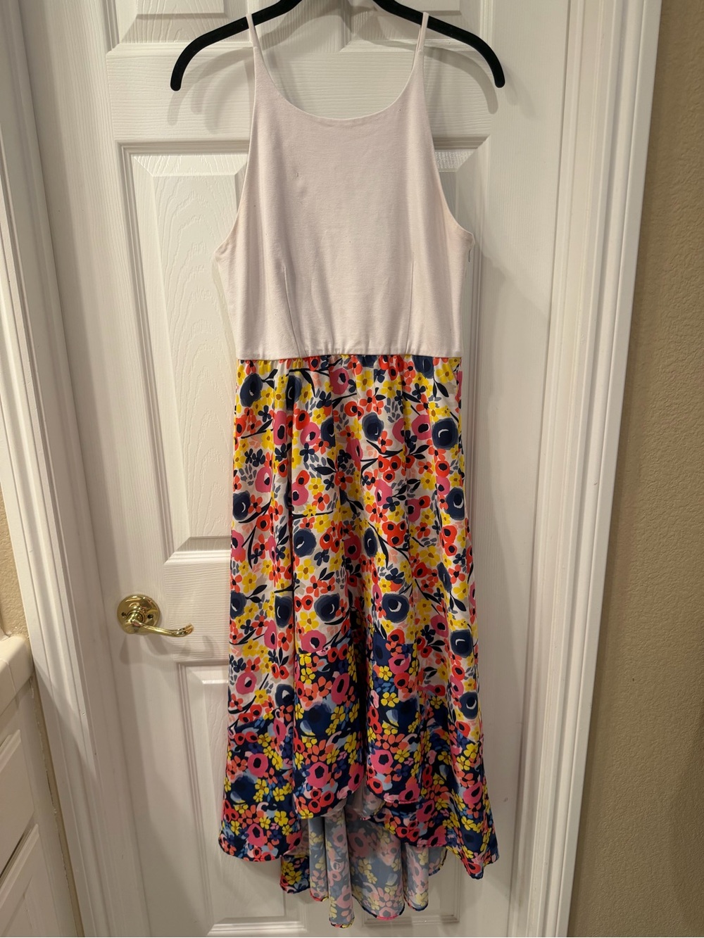 Anthropologie Hutch Bethanie Multicolor High-Low Floral Dress